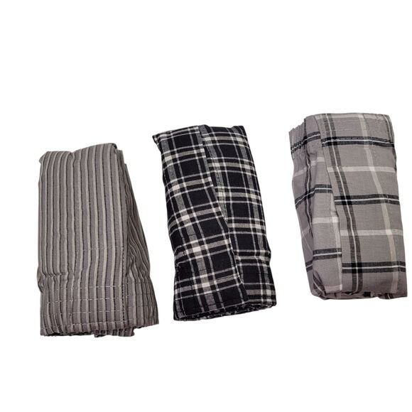 George 3 Pack Men's Woven Boxer Antimicrobial, Moisture Wicking, Tag-Free 2XL - Picture 4 of 12